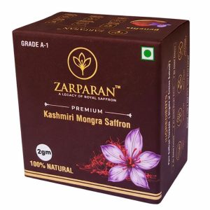 Zarparan Premium Kashmiri Mongra Saffron – 2gm