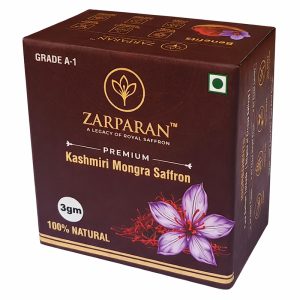 Zarparan Premium Kashmiri Mongra Saffron – 3gm